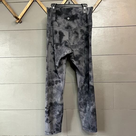 Lululemon Diamond Dye Graphite Gray Align Pant Leggings Womens Size 12 - Picture 4 of 4